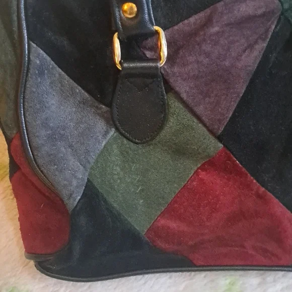 Vintage patchwork purse - Picture 3 of 6